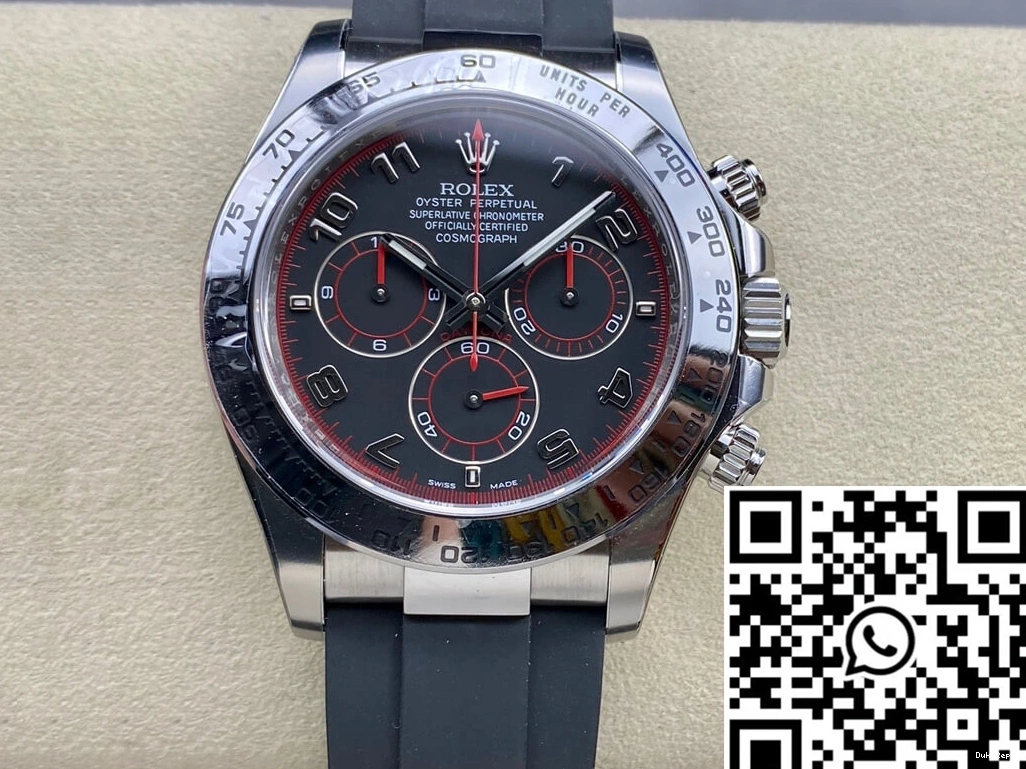 Daytona 116509 Cosmograph Rolex Factory Clean Black Dial 0323